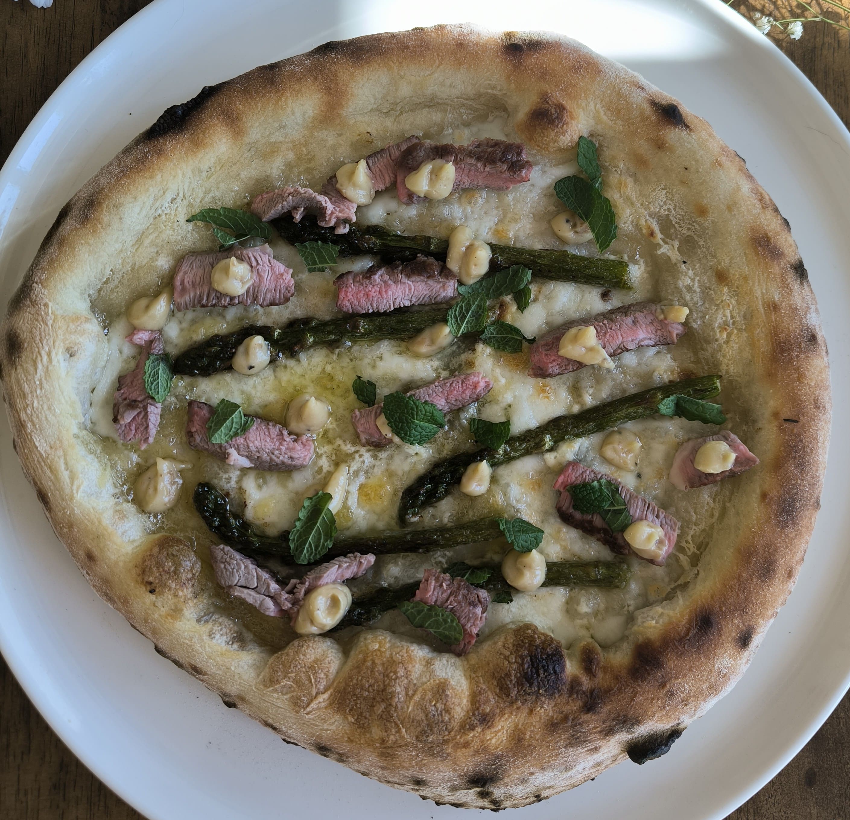 L'Agneau Pascal - Asperges, Agneau & Menthe - Pizza four Ooni