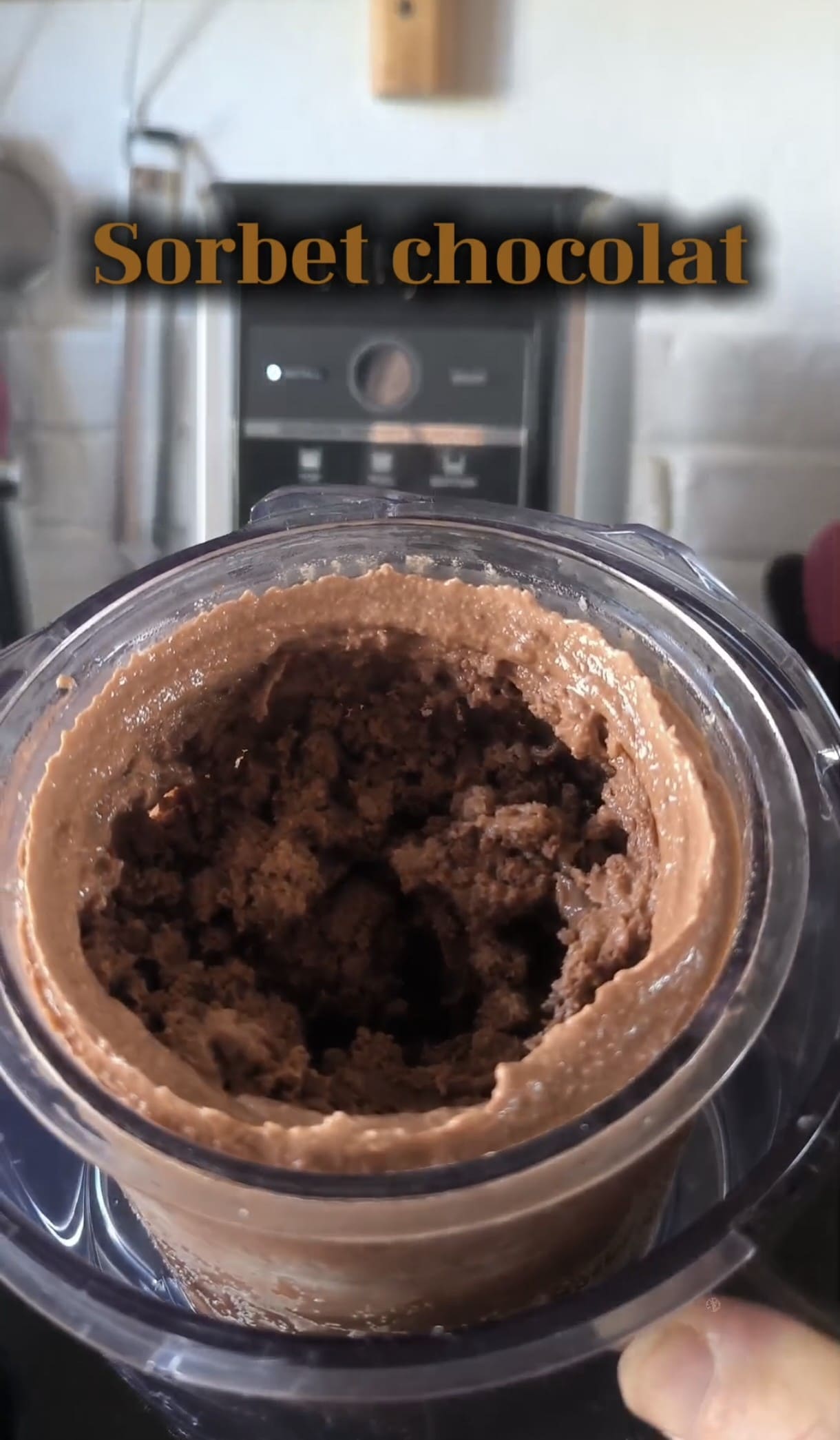 Sorbet Chocolat - Recette four Ooni